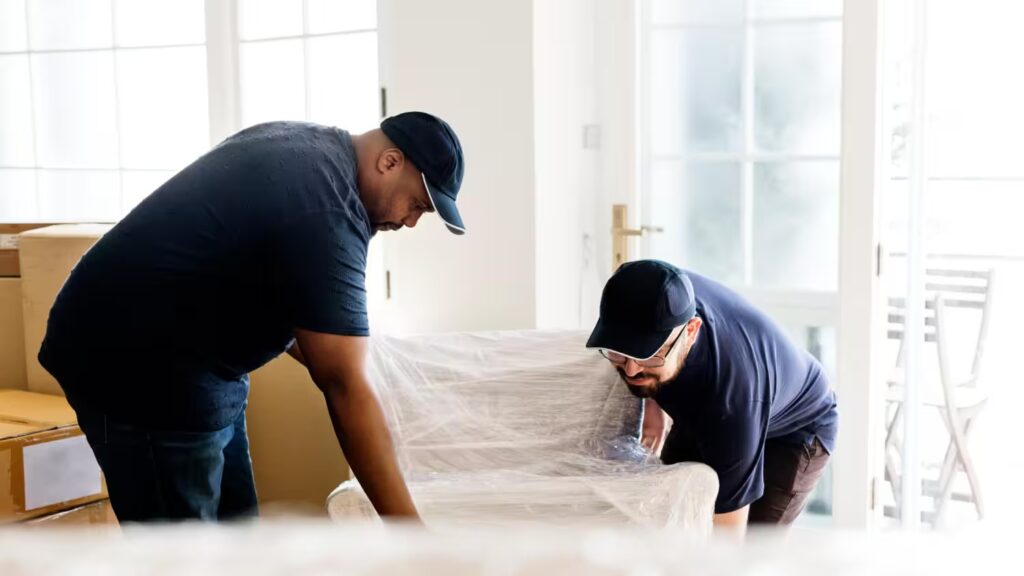 Proper packing materials to pack the couch safely 