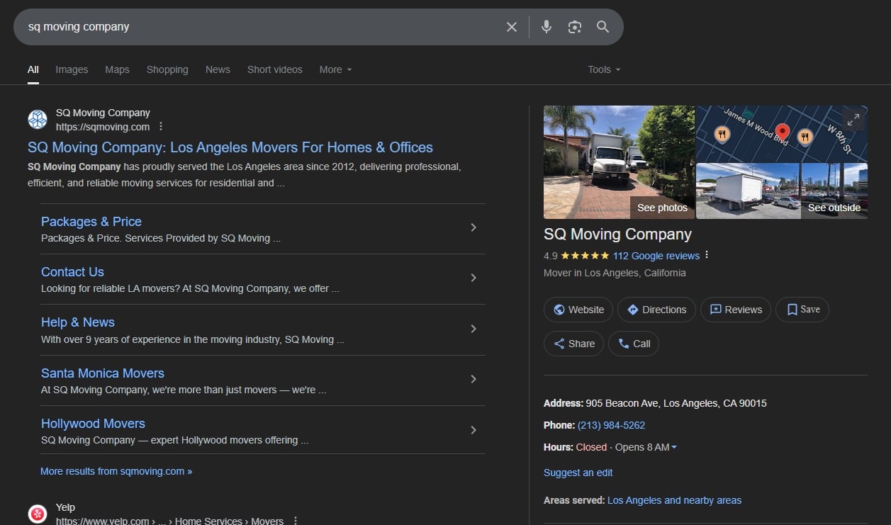 SQ Moving Reviews