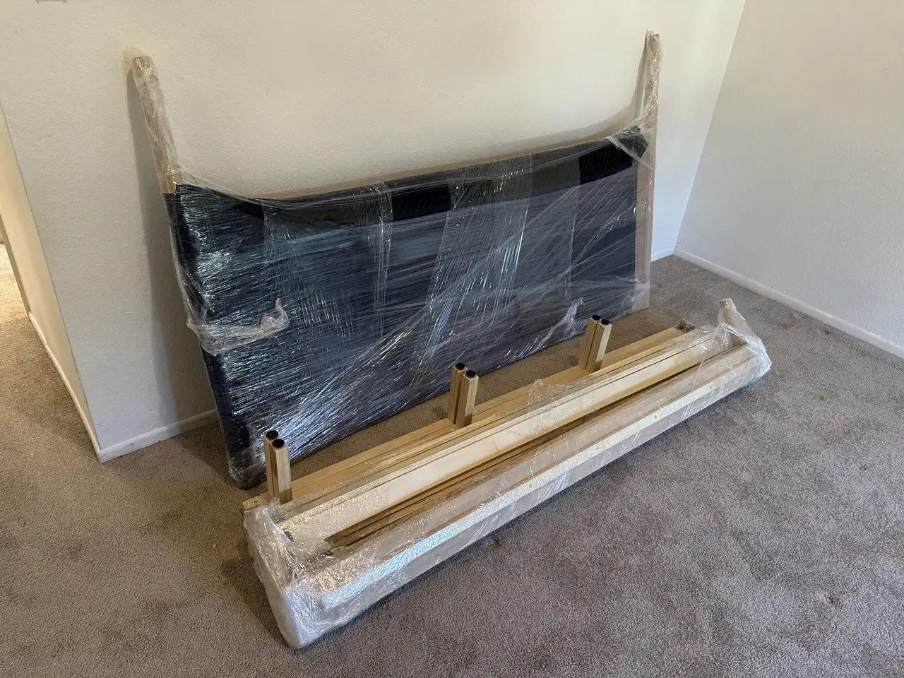 White Glove Moving Services in Sawtelle fully disassembled and packed a bedframe for a high-quality residential move