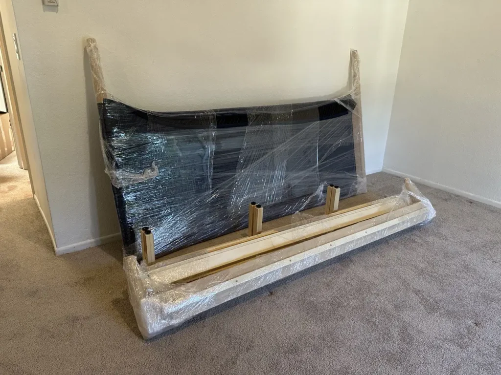 How to Prepare Furniture for Moving in LA: Step-by-Step Guide 6 How to take apart a bedframe, disassembled and packed bedframe